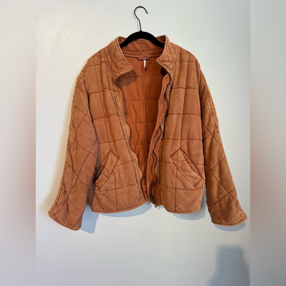 FreePeople Dolman Quilted Knit Jacket